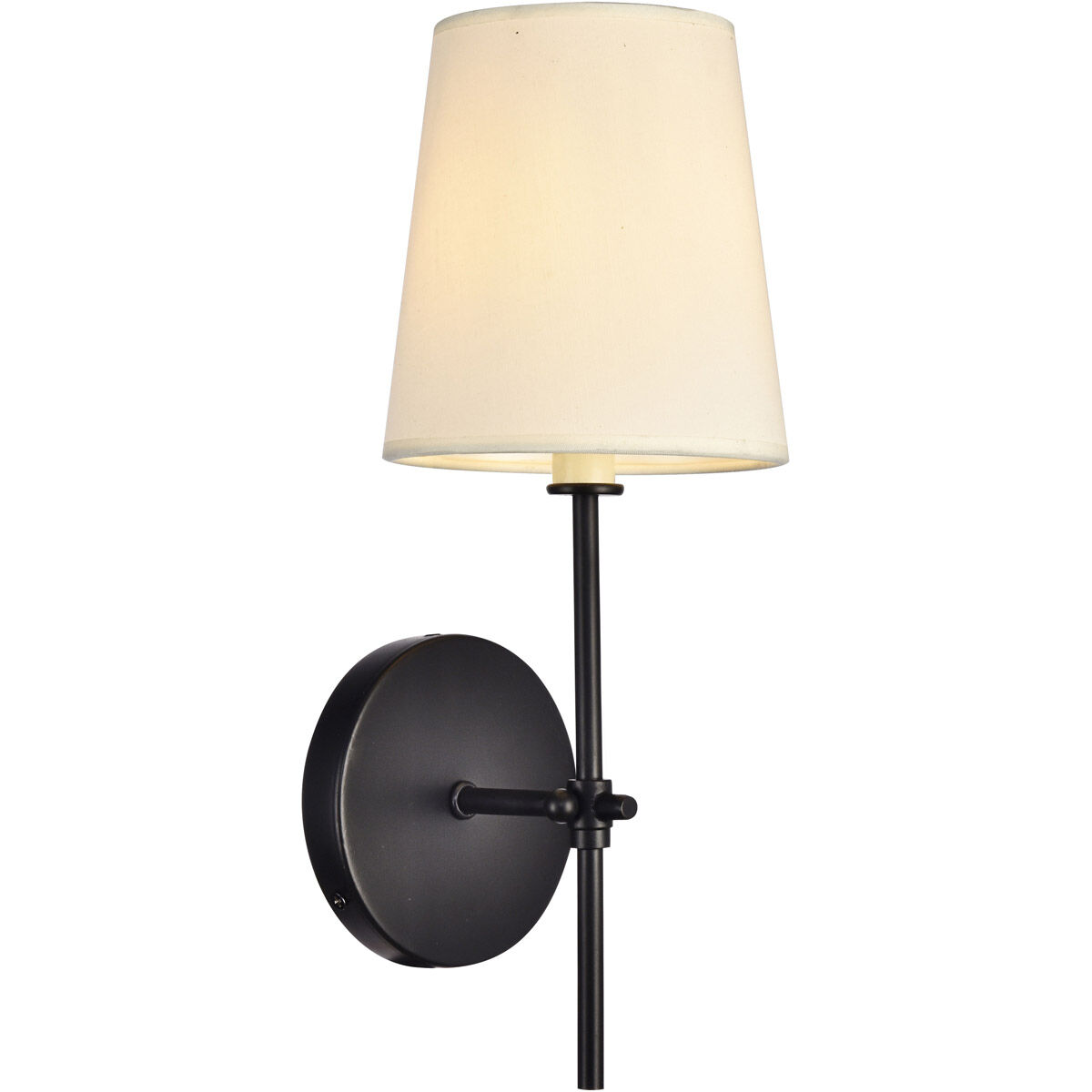 Mel 1 Light 6 inch Black Wall Sconce Wall Light
