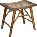 Murphy 18 inch Clear Coat Flat Stool