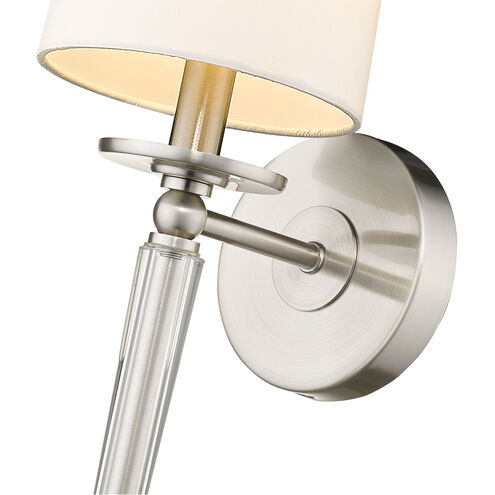 Avery 1 Light 6 inch Brushed Nickel Wall Sconce Wall Light
