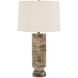Vale 28.38 inch 150 watt Gray Wash with Warm Beige and Earthy Brown Table Lamp Portable Light