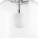 Isotope 1 Light 11.5 inch Polished Nickel Pendant Ceiling Light