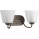 Arden 2 Light 16.5 inch Antique Bronze Bath Vanity Wall Light