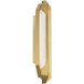 Beyond Ariana LED 3.75 inch Aged Brass ADA Wall Sconce Wall Light