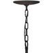 Revel LED 36.25 inch Black Chandelier Ceiling Light
