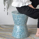 Anita 19.7 inch Blue Stool