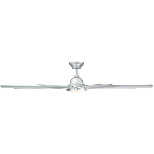 Hydra 96 inch Titanium Downrod Ceiling Fan in 2700K