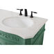 Danville 60 X 21 X 36 inch Vintage Mint Vanity Sink Set