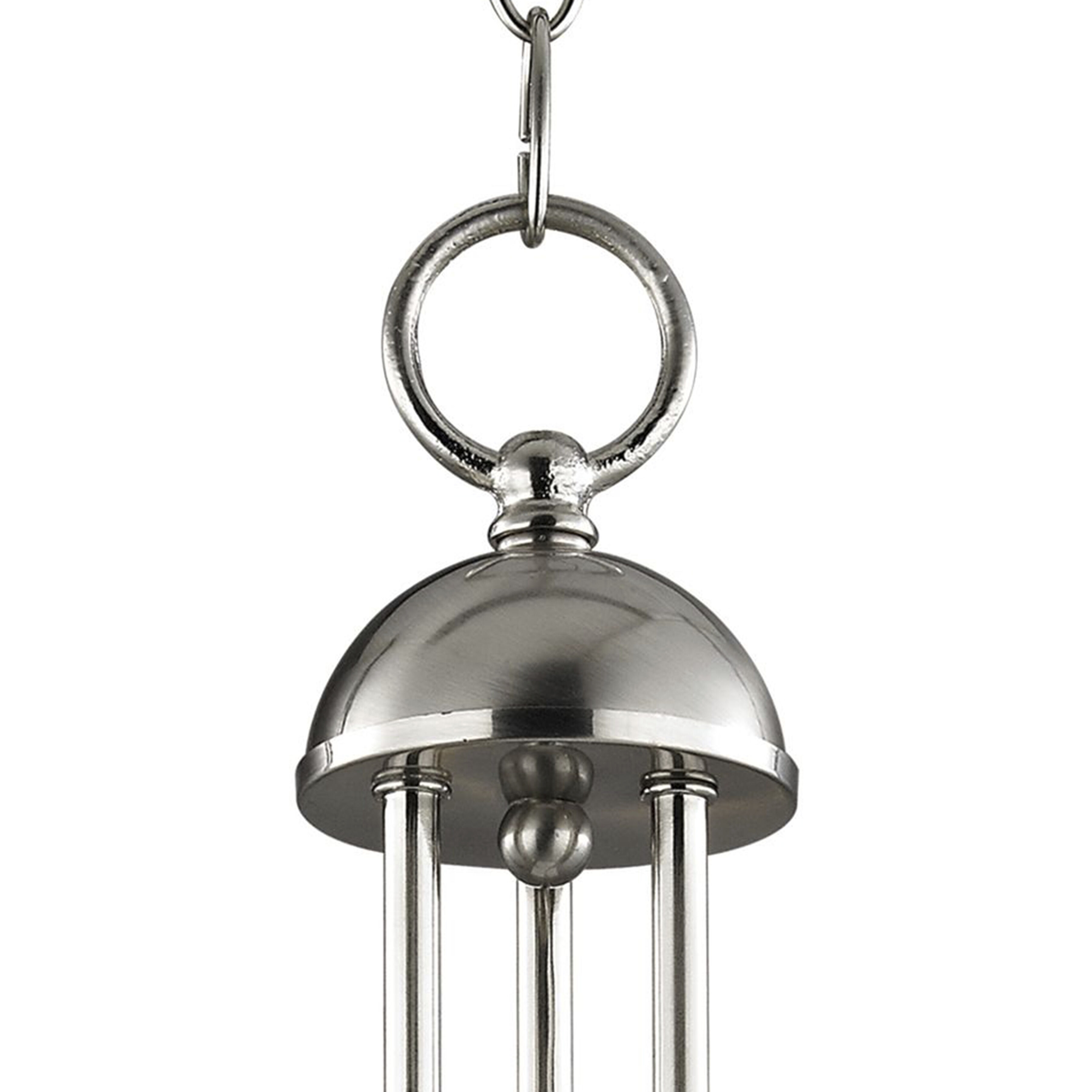 Montgomery 3 Light 20 inch Brushed Nickel Chandelier Ceiling Light