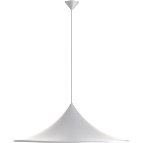 Vistara 1 Light 35.38 inch Sand White Pendant Ceiling Light