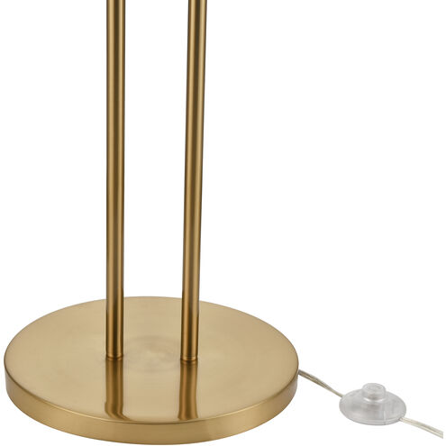 Marston 72 inch 100.00 watt Aged Brass Floor Lamp Portable Light