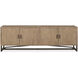 Sierra 79 inch Brown Media Unit