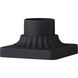 Outdoor Pier Mounts 5.75 inch Textured Black Pier Mount Base