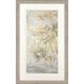 Illuminated Landscape White and Beige and Orange Framed Art