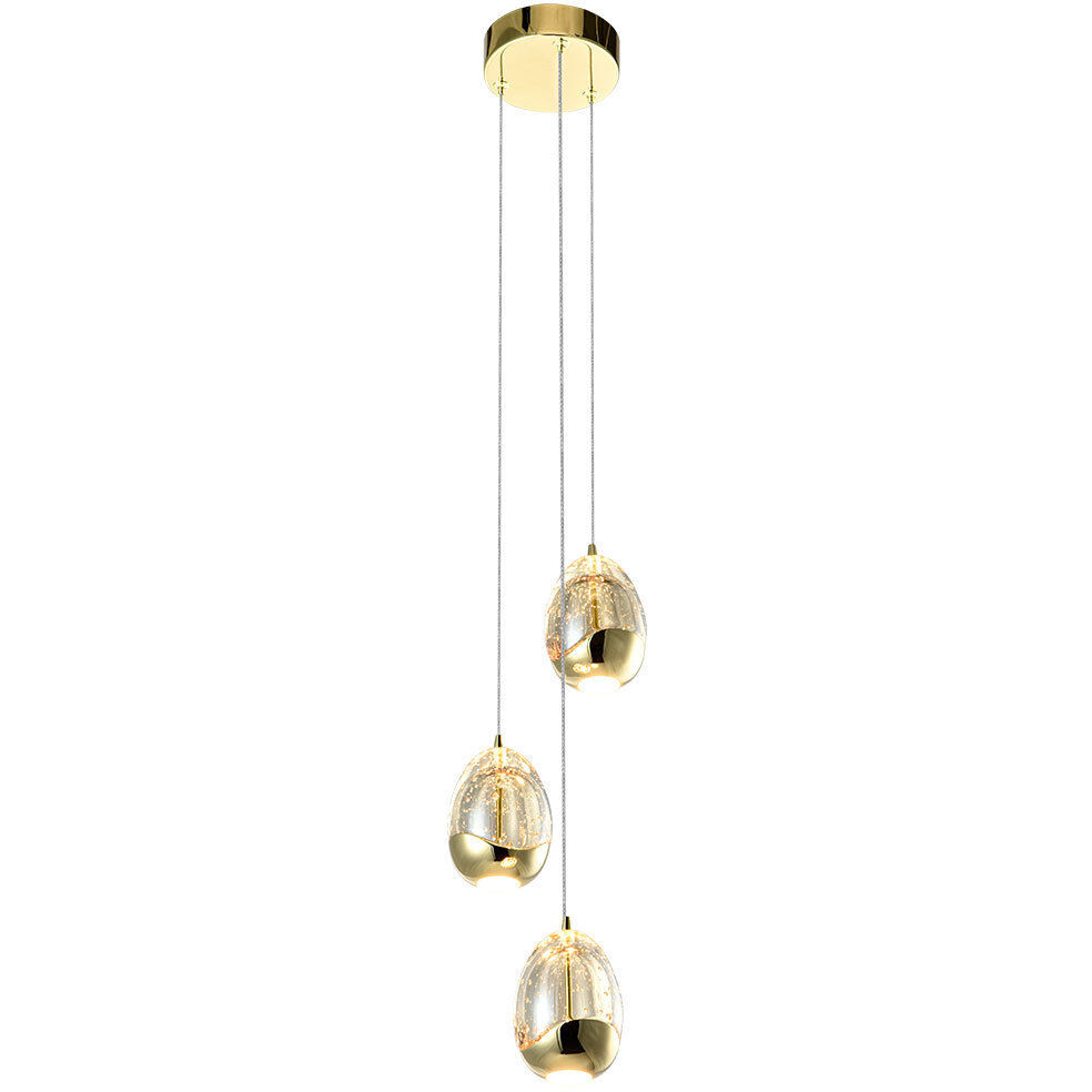 Artisan Collection/VENEZIA Series 7.5 inch Gold Pendant Ceiling Light