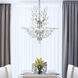 Ivy 9 Light 28 inch Chrome Chandelier Ceiling Light