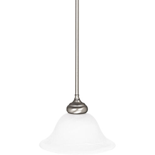 Samuel 1 Light 10 inch Matte Nickel Pendant Ceiling Light in 10in