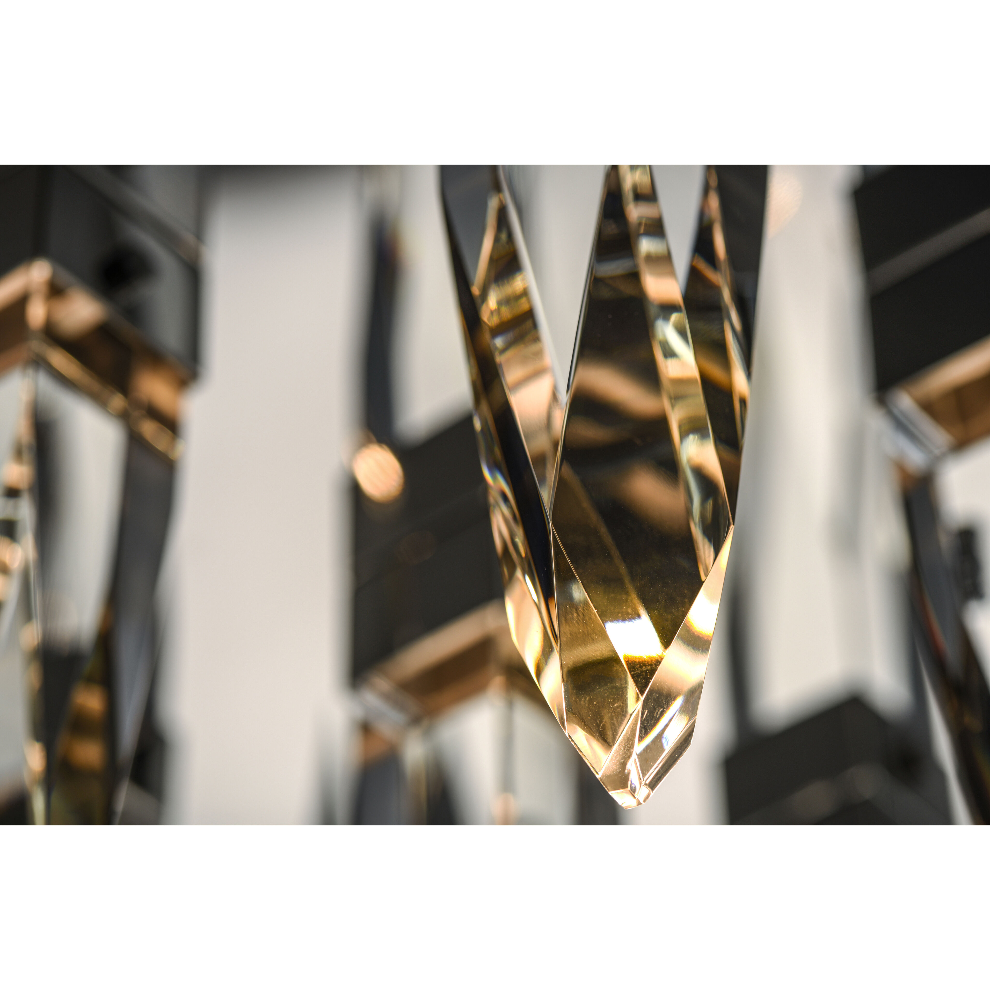 Quartz LED 39.25 inch Polished Chrome Linear Pendant Ceiling Light