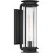 Vessaro 1 Light 21 inch Sand Coal Black Outdoor Wall Sconce
