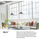 Milo LED 16 inch Lacquered Brass Pendant Ceiling Light