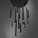 Santana LED 10 inch Satin Nickel Chandelier Ceiling Light