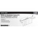 Running Man LED 19.74 inch Brushed Aluminum Exit & Emergency Ceiling Light
