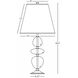 Williamsburg Orlando 30.75 inch 150 watt Clear Crystal / Modern Brass Table Lamp Portable Light in Oyster Linen