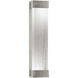 Crystal Bakehouse Wall Sconce Wall Light in Silver Leaf, Crystal Shard Studio Glass, Indoor Only