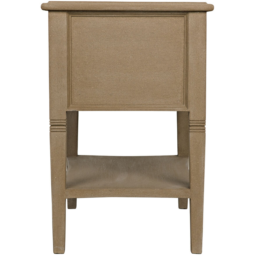 Oxford 30 X 28 inch Weathered Side Table, 2 Drawer