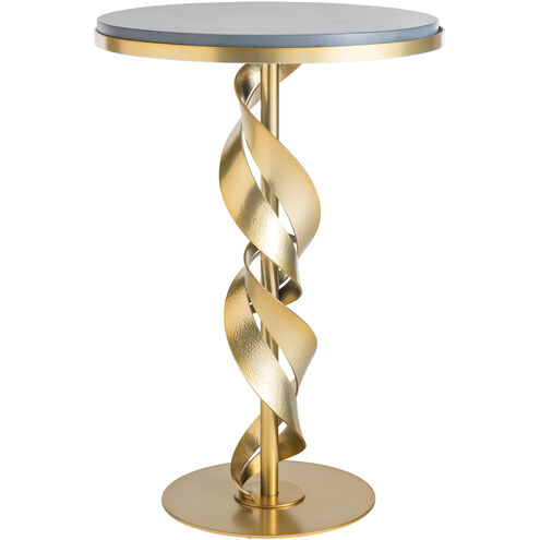 Folio 18.4 inch Oil Rubbed Bronze Accent Table in Maple Grey, Wood Top