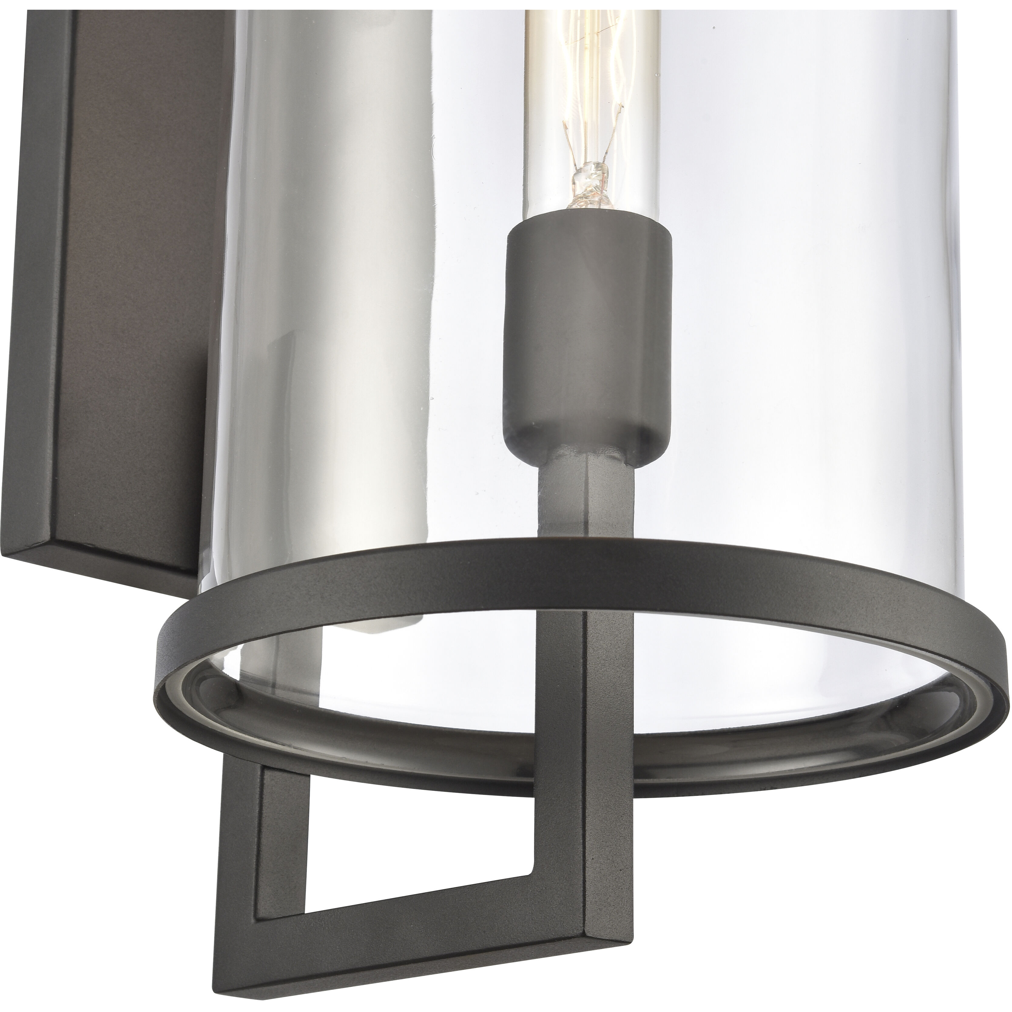 Hopkins 1 Light 20.5 inch Charcoal Outdoor Wall Sconce