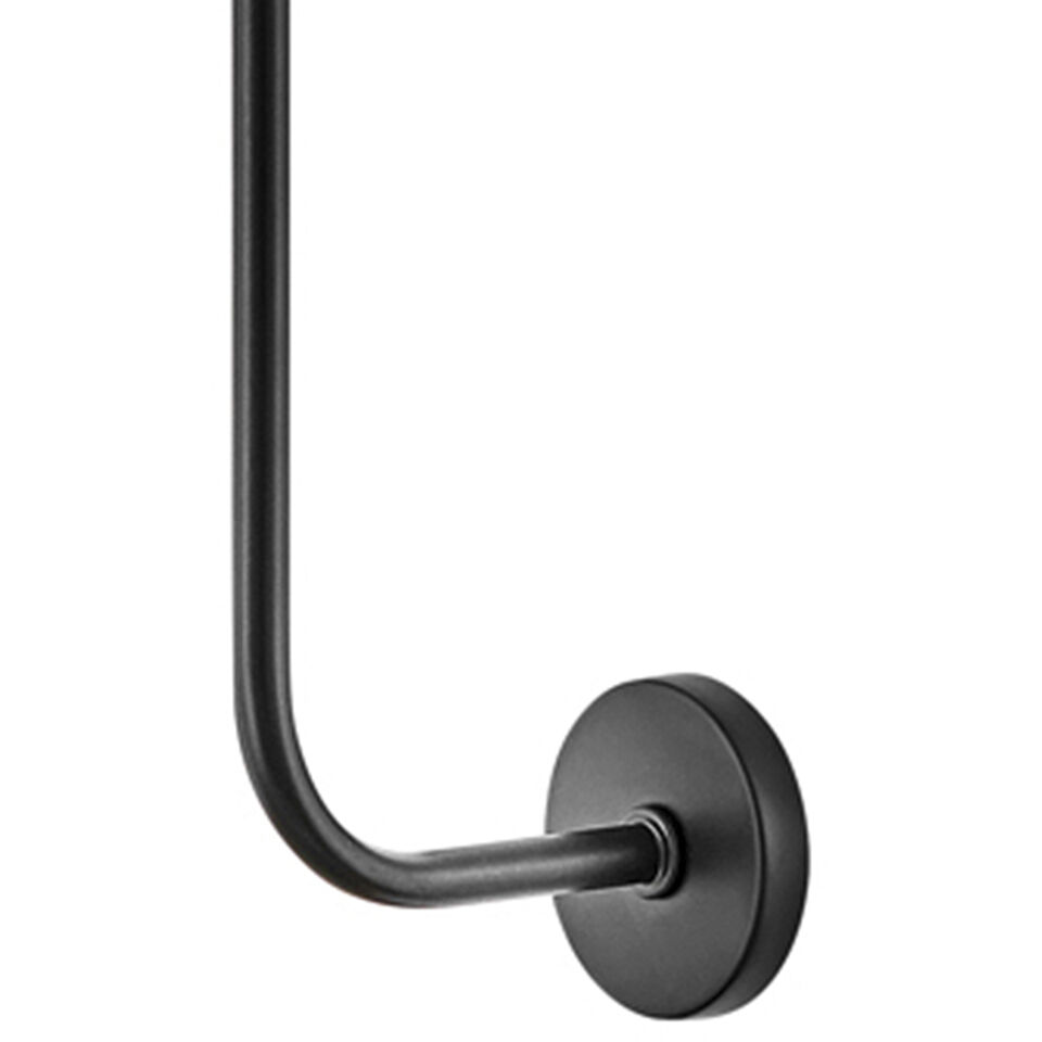 Kline LED 5 inch Black Sconce Wall Light