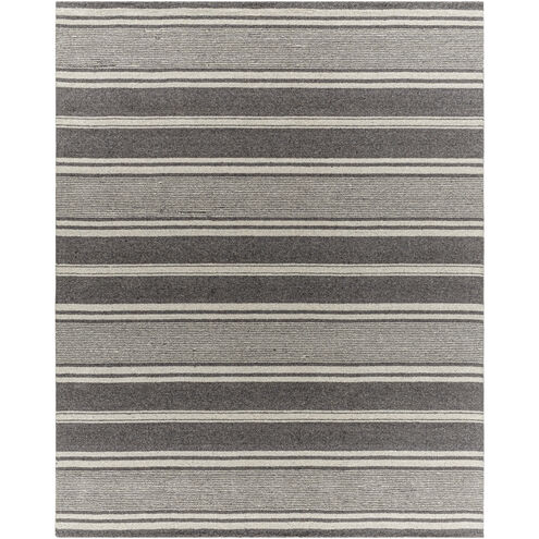 Romano 90 X 60 inch Dark Grey / Grey / Ash / Metallic - Silver / Sage / Light Silver Handmade Rug in 5 x 8