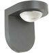 Pharos LED 6 inch Matte Black Wall Sconce Wall Light