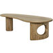 Harvey 67 X 28 inch Washed Walnut Coffee Table