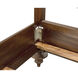Ferret Hand Rubbed Brown Bed
