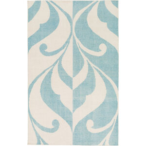 Paradox 36 X 24 inch Blue and Neutral Area Rug, Wool
