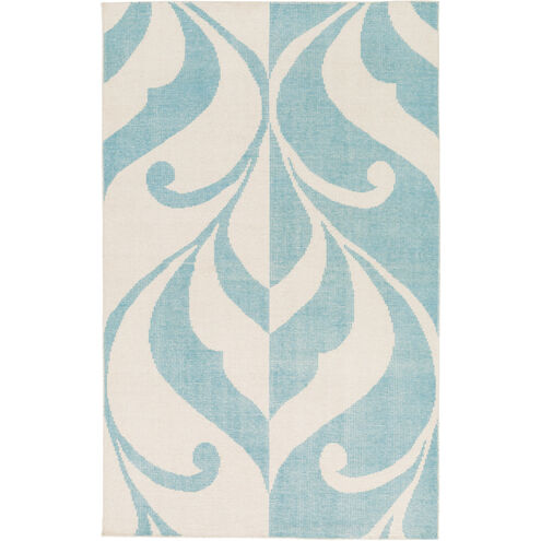 Paradox 120 X 96 inch Blue and Neutral Area Rug, Wool