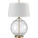 Nest 33 inch 150 watt Clear Table Lamp Portable Light