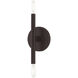 Copenhagen 2 Light 5 inch Bronze ADA ADA Wall Sconce Wall Light