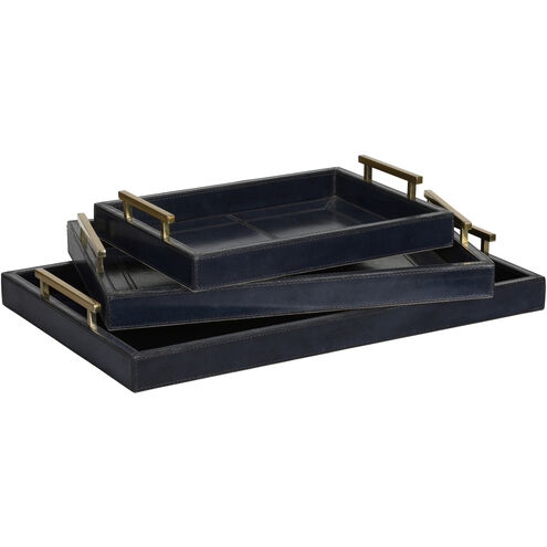 Assured Blue Trays, Set of 3