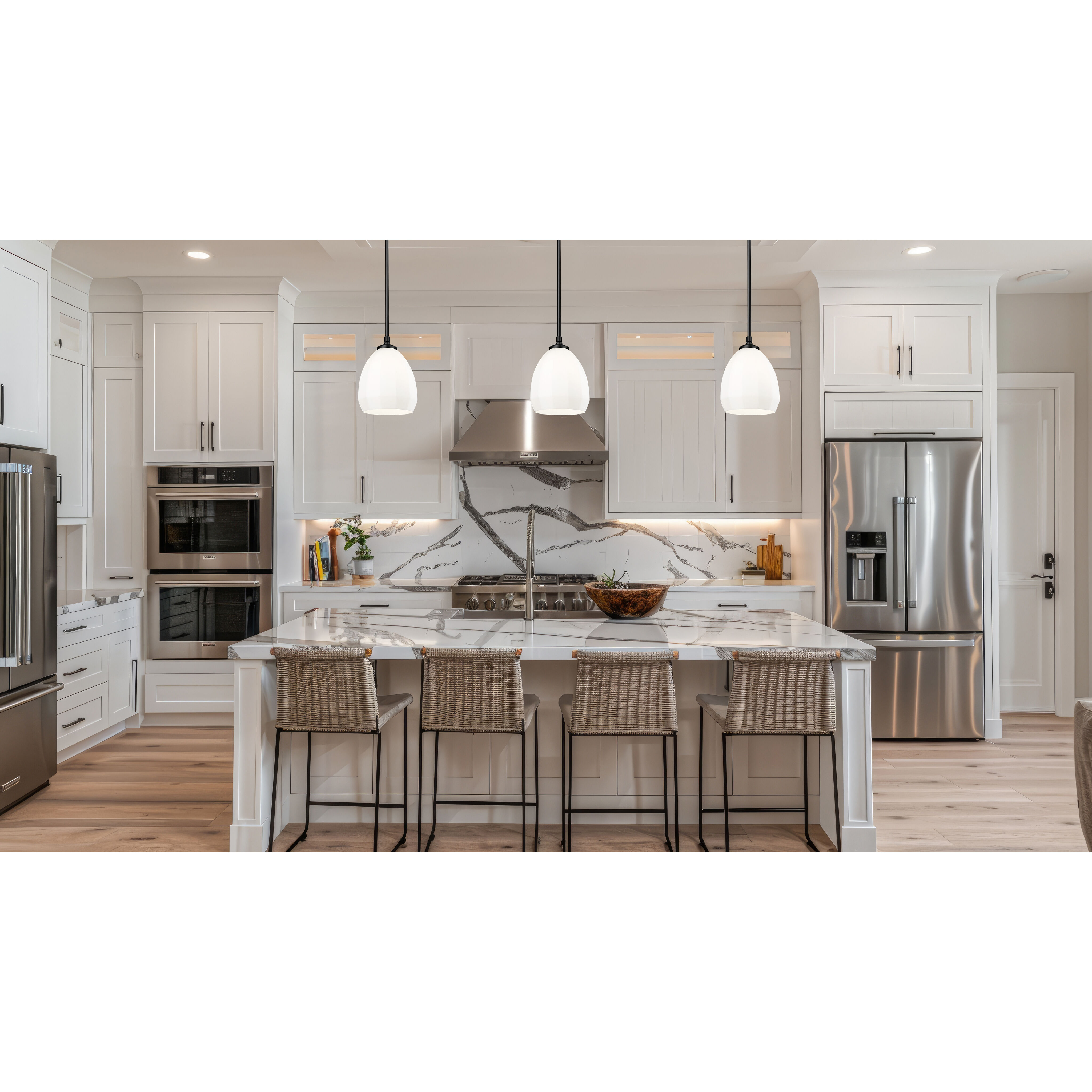 Oren 1 Light 8 inch Matte Black Pendant Ceiling Light