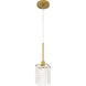 Taylor 1 Light 5 inch Brass Pendant Ceiling Light