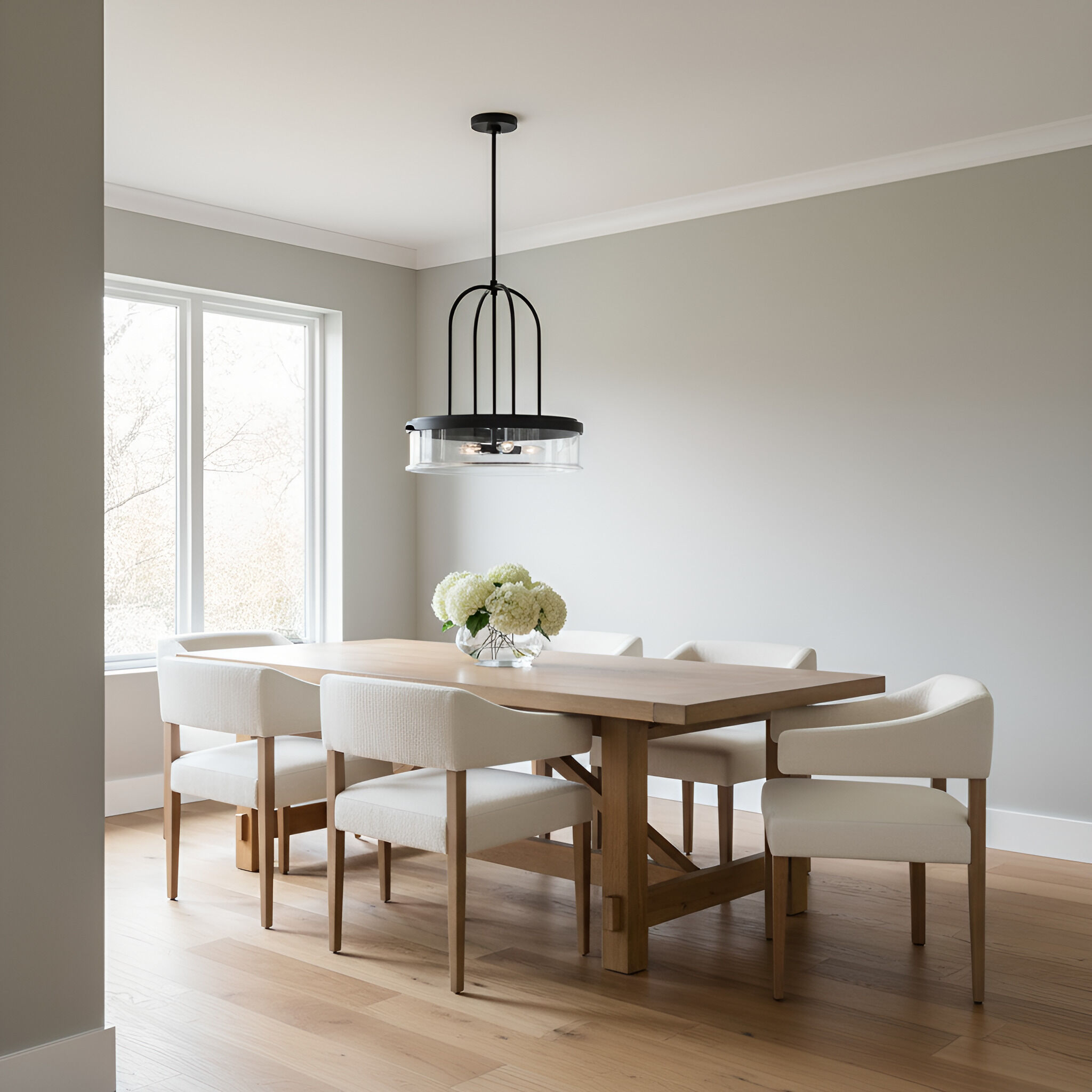 Anders 4 Light 20 inch Midnight Black Pendant Ceiling Light