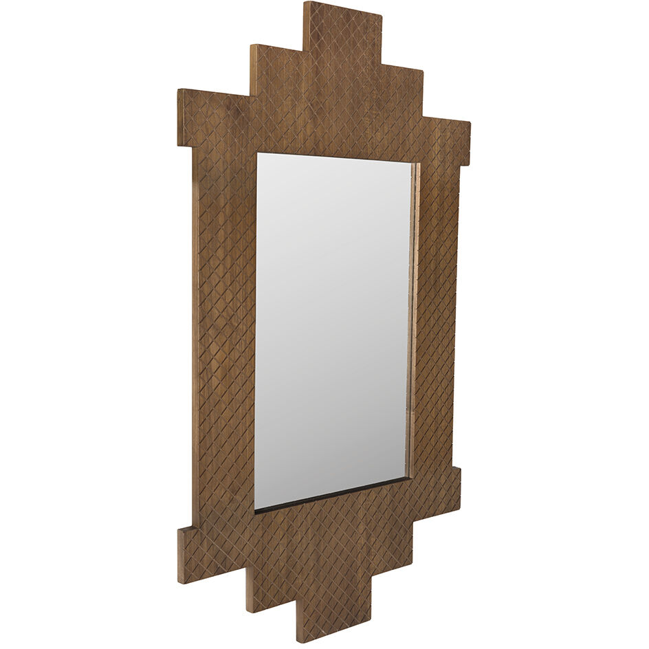 Ludwig 47 X 28.5 inch Clear Coat Flat Mirror