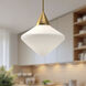 Alora Mood Nora 1 Light 14.13 inch Aged Gold Pendant Ceiling Light