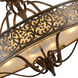 Nicole 6 Light 24 inch Brushed Chocolate Drum Shade Chandelier Ceiling Light