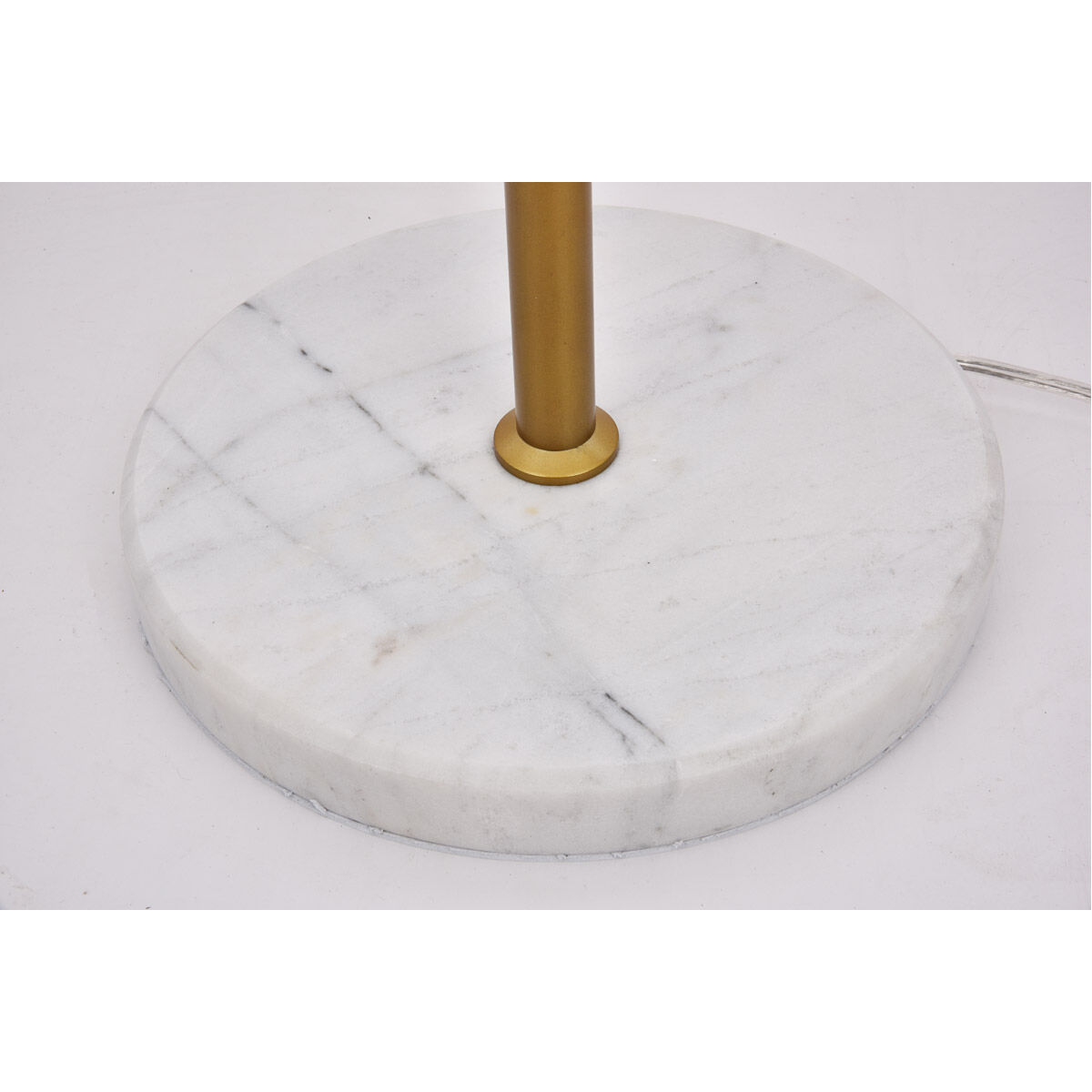 Eclipse 62 inch 40 watt Brass Floor Lamp Portable Light