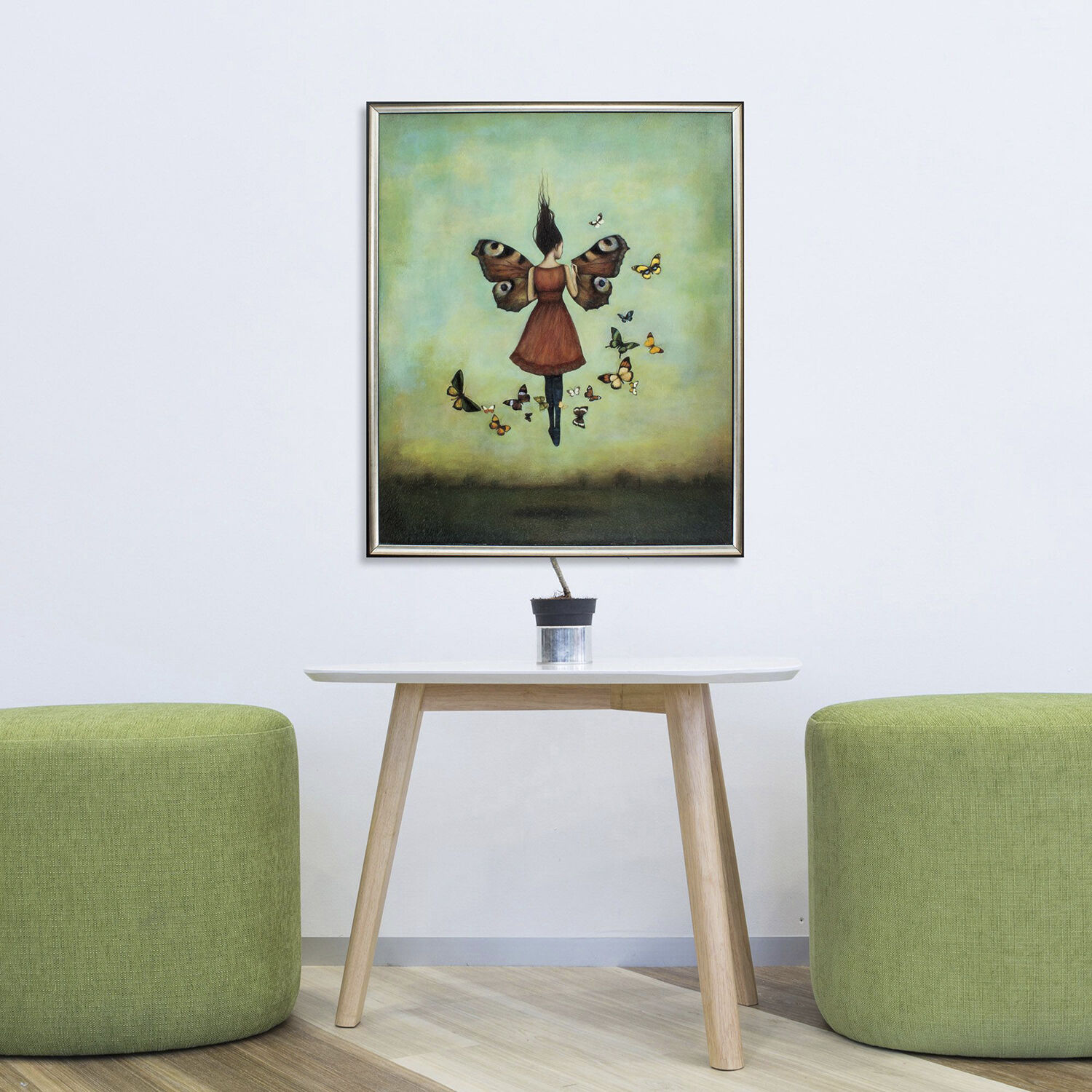 Florals 31 X 25 inch Non-Glass Framed Art, Propac