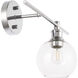 Collier 1 Light 14.7 inch Chrome Wall sconce Wall Light, Right