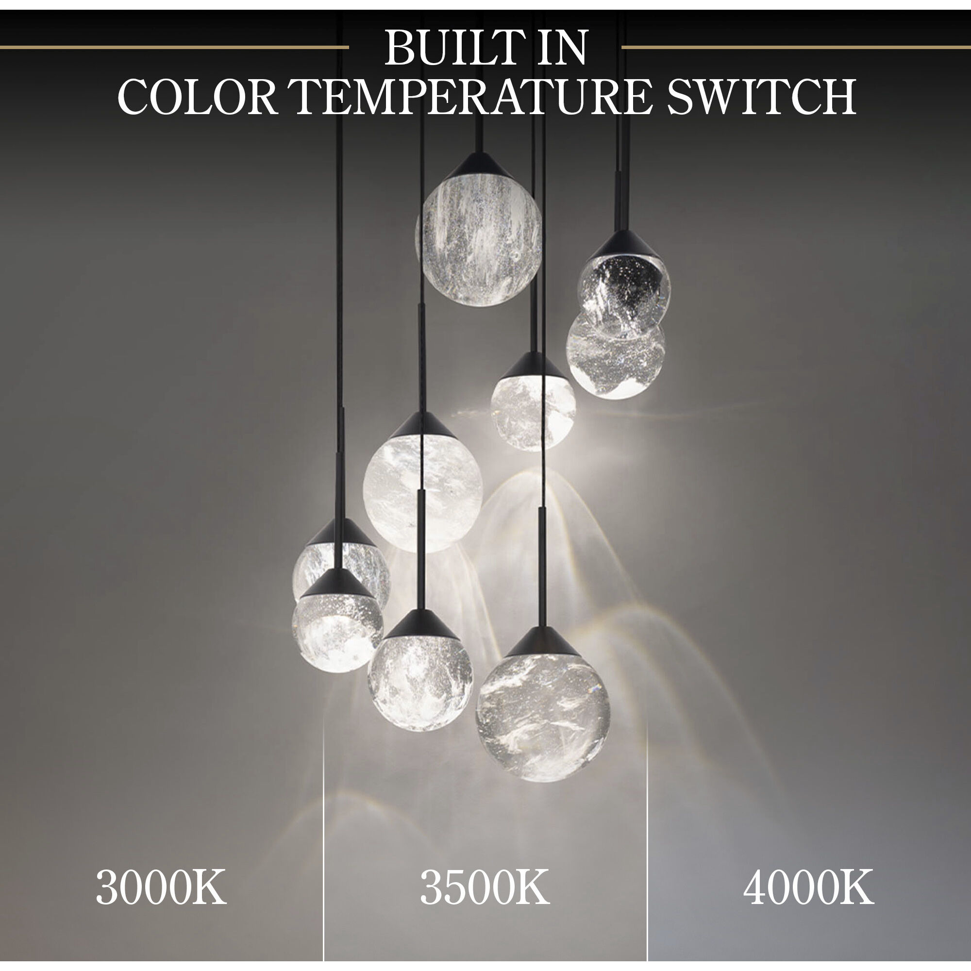 Quest LED 17 inch Black Multi-Light Pendant Ceiling Light, Beyond